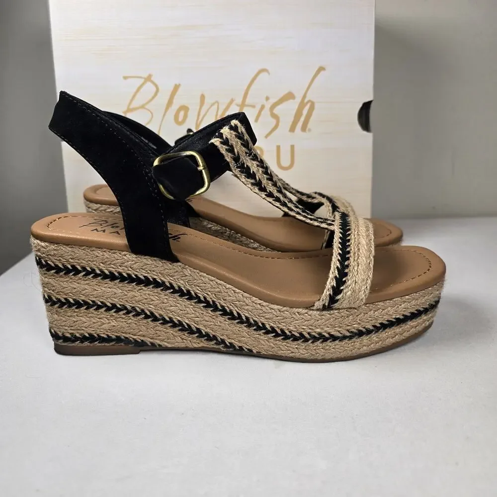 Blowfish Malibu Annika Strappy Wedge Sandals. Size 9  Ret. $80